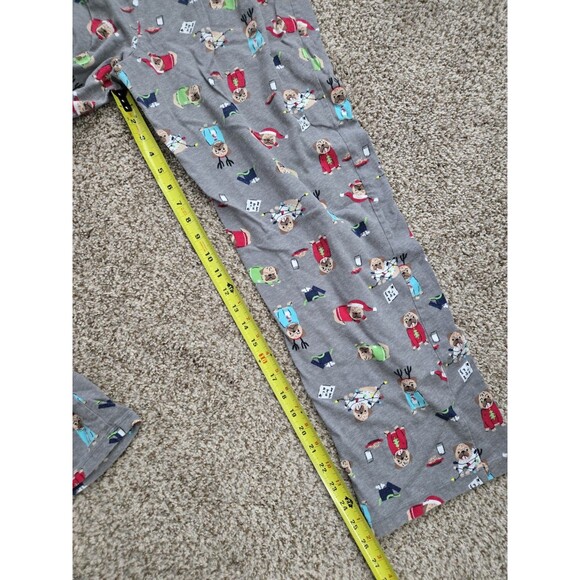 MACY'S FAMILY PJ'S Women's Happy Pawlidays Red Pajama Set Size Medium - Picture 11 of 11